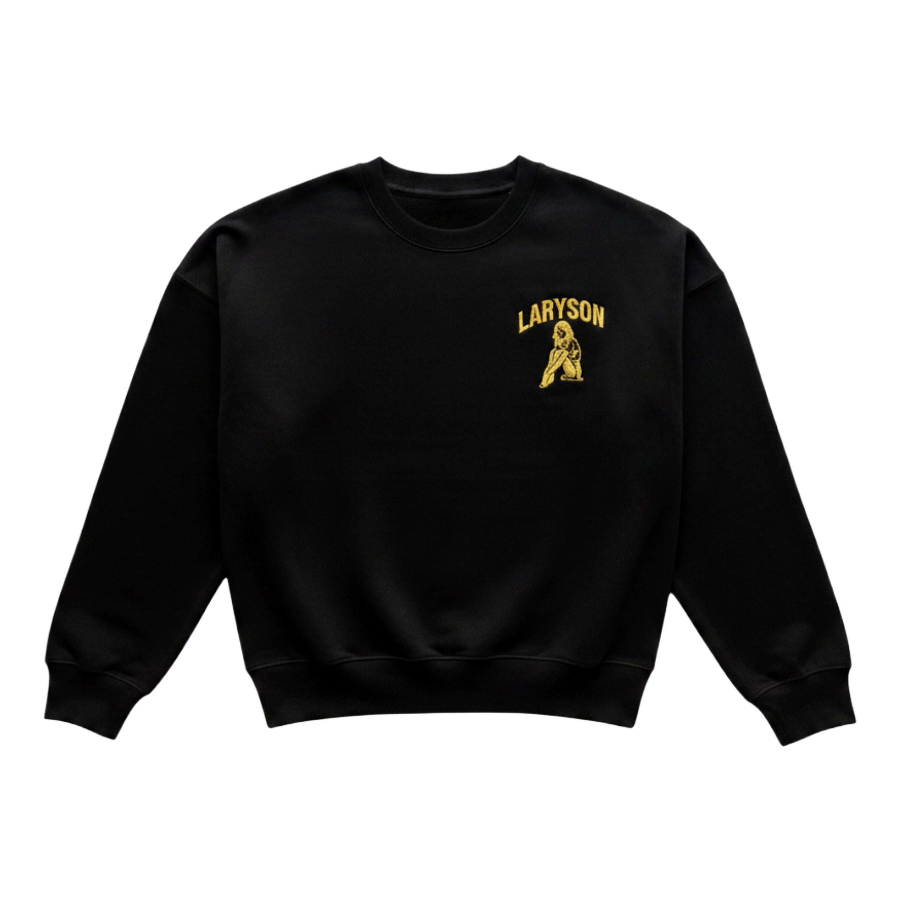 Laryson – Midnight Oversized Sweater (Black) Damen