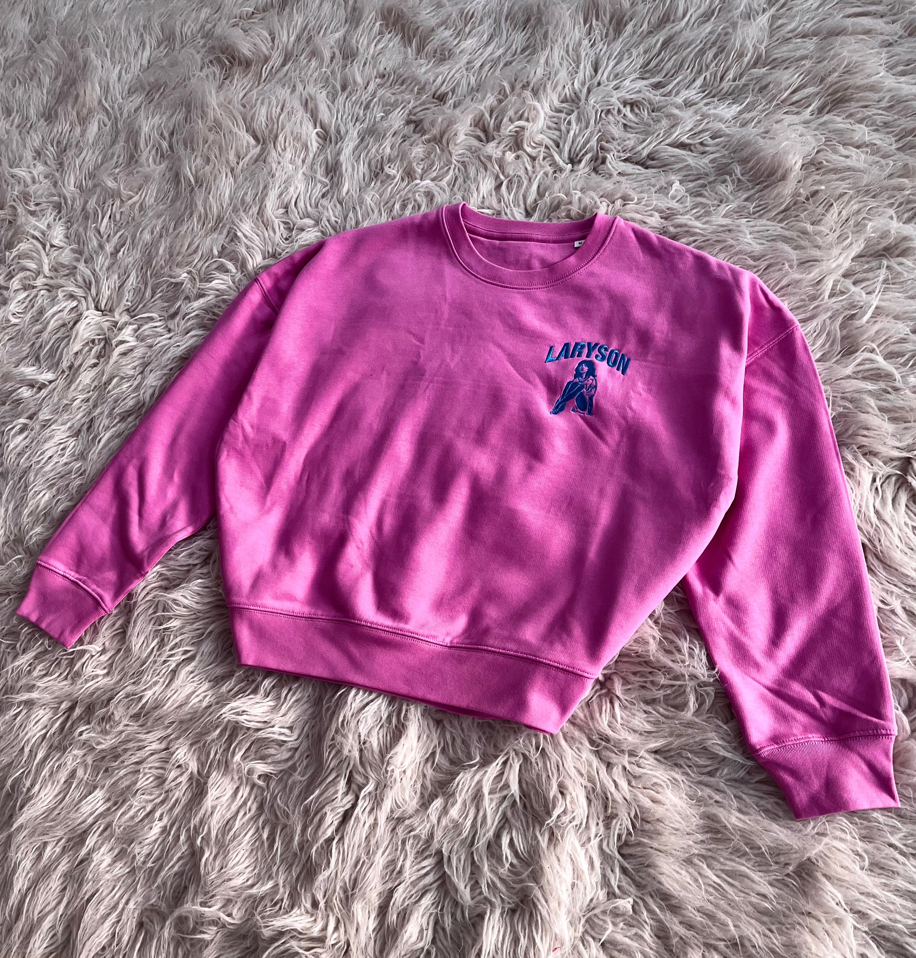 Laryson – Bloom Oversized Sweater (Pink) Damen