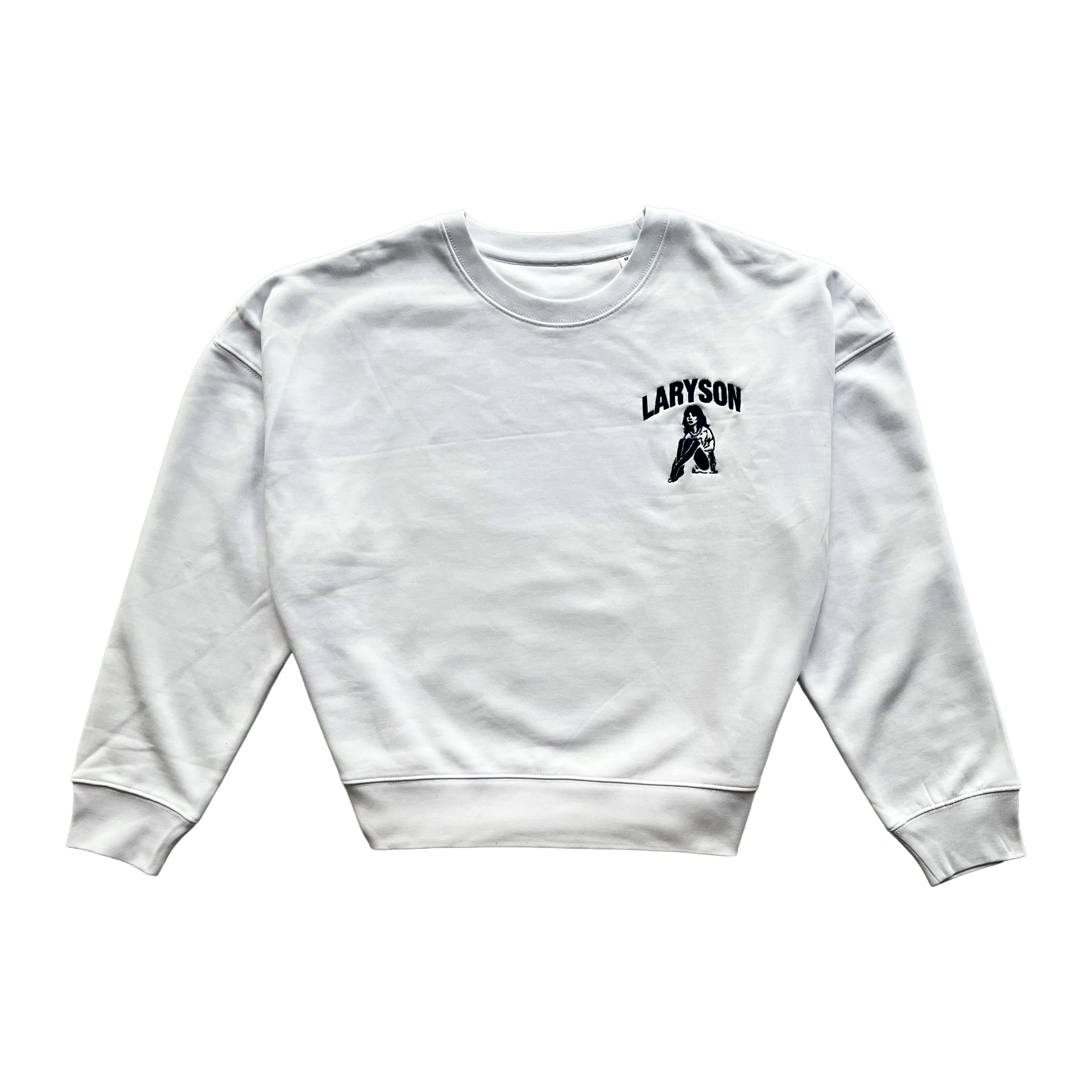 Laryson – Cloud Oversized Sweater (White) Damen