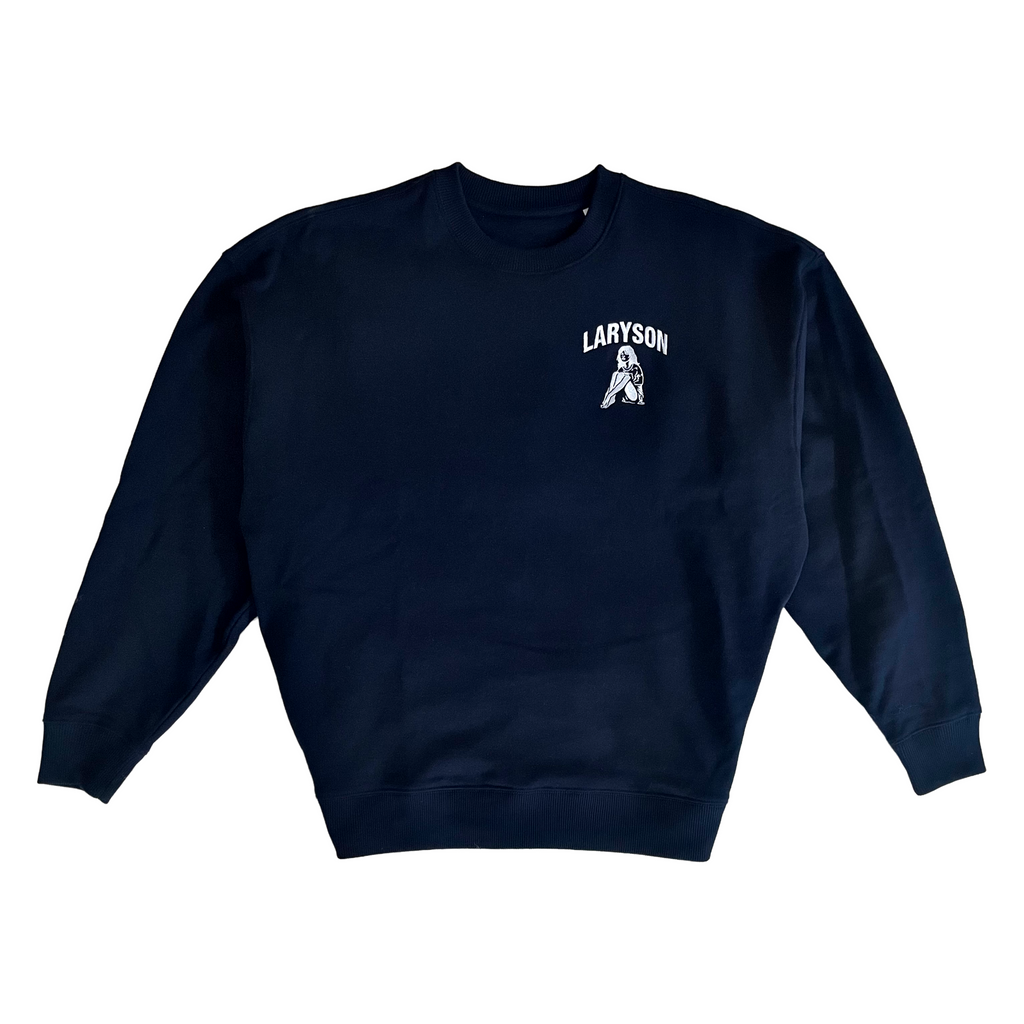 Laryson – Ocean Oversized Sweater (Navy Blue) Unisex